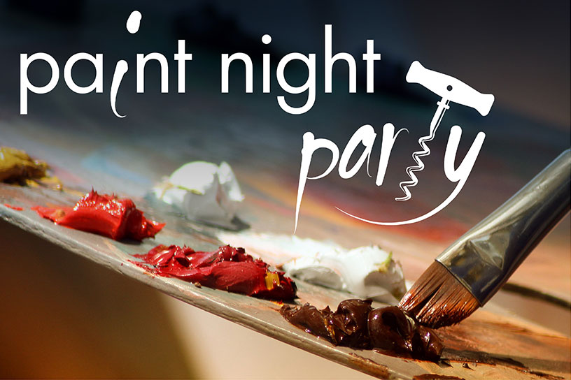 Branding for Paint Night Party, Milton Keynes, UK